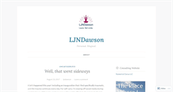 Desktop Screenshot of ljndawson.org